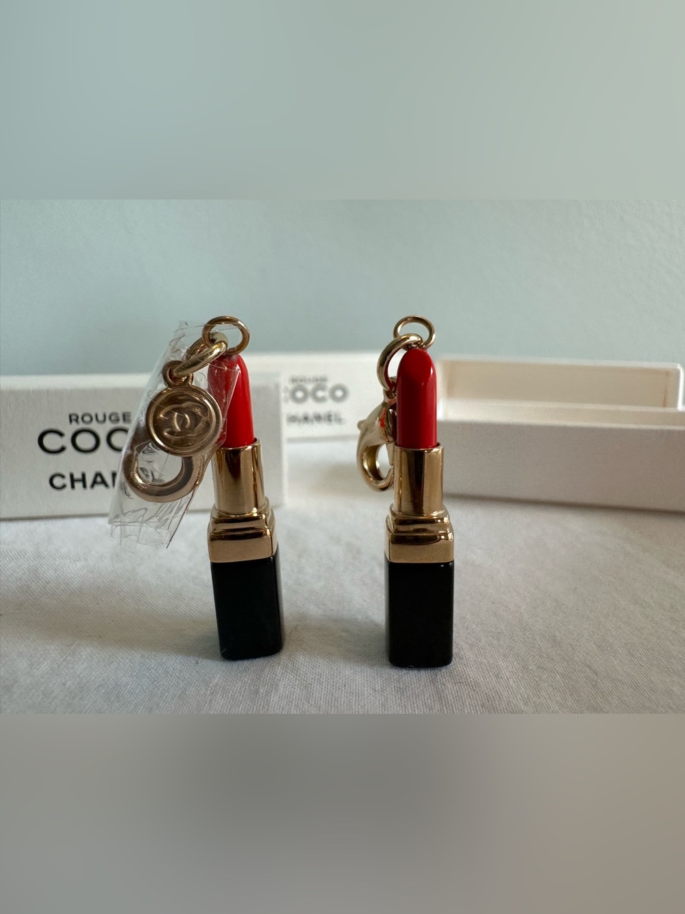 CHANEL Rouge Coco Mini Lipstick Charms NIB collectable GWP